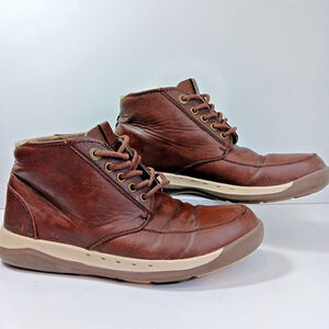 Size 7 Denver Hayes Leather Brown Mens Shoes In Good Condition